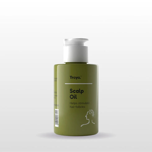 Traya Scalp Oil with Essential Oils for Hair Growth with Bhringraj 80ml