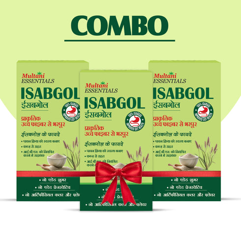 Multani Essentials Isabgol- Combo | Natural High Fiber