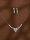 Zeraki Jewels Ishani Silver Necklace Set