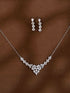 Zeraki Jewels Ishani Silver Necklace Set