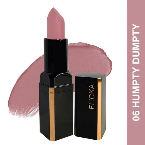 FLiCKA Lip Poetry Matte Lipstick Shade 06 Humpty Dumpty | Brown Nude