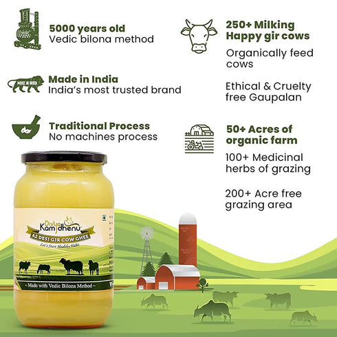 Divya Kamdhenu A2 Pure Desi Gir Cow Ghee