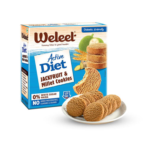 Weleet Active Diet Jackfruit and Millet Cookies