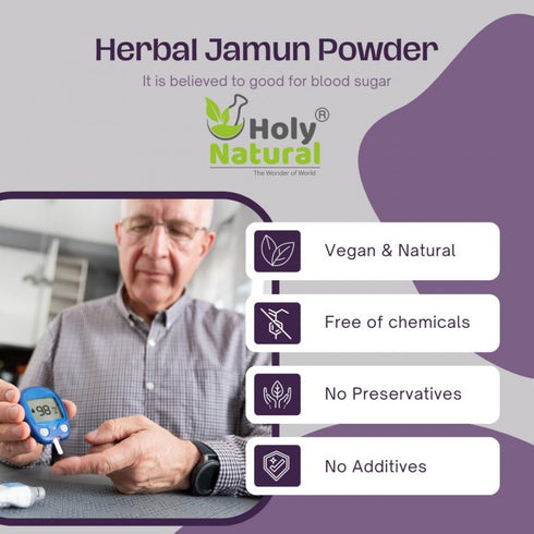 Holy natural Jamun Seeds Powder - 250 GM