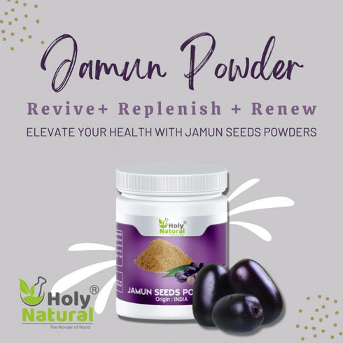 Holy natural Jamun Seeds Powder - 250 GM
