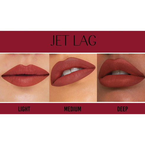 LoveChild Jet Lag| Passport to Plump Lip Volumizing Matte Crayon Crimson
