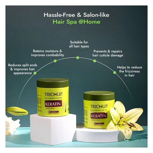 Vasuestore Trichup Keratin Hair Mask with Aloe Vera Gel
