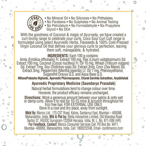 Coco Soul Curl Cult Taming Hair Gel