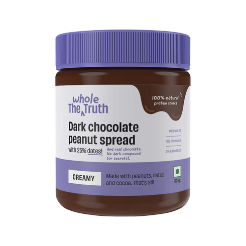 The Whole Truth Dark Chocolate Protein Peanut Butter Crunchy