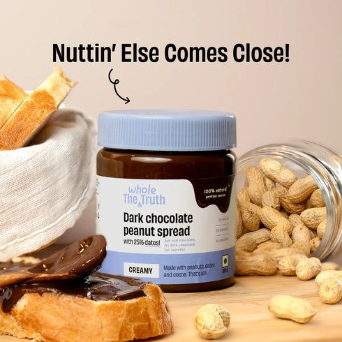 The Whole Truth Dark Chocolate Protein Peanut Butter Crunchy