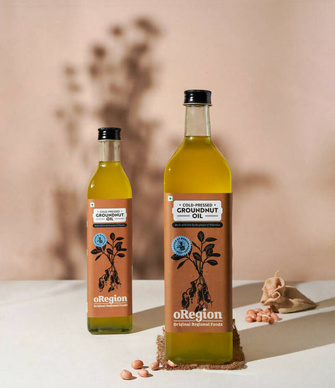 oRegion Cold Pressed Groundnut Oil