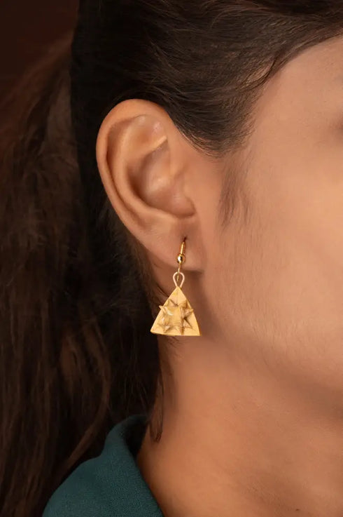 Bamboo India Juhi triangle Earrings