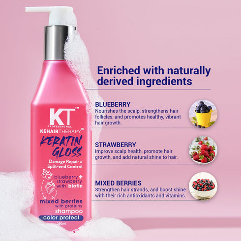 Kt Professional Keratin Gloss Shampoo