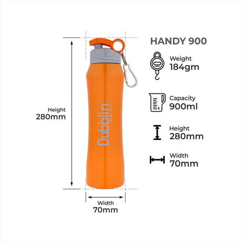 Dubblin Handy Stainless Steel Sipper Water Bottle
