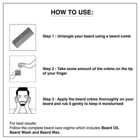 The Man Company Beard Softening Cream with Argan & Mint