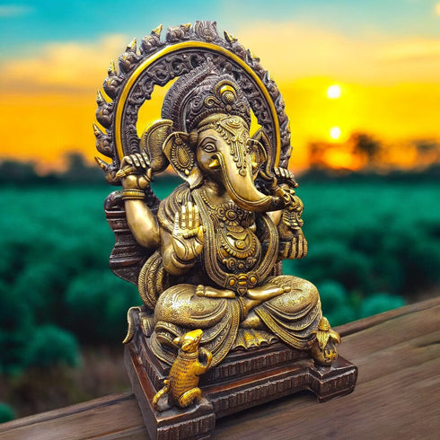 Tamas Brass Lord Ganesha Idol