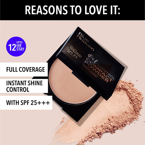 Blue Heaven Oil Control Compact Powder Matte Finish SPF 25 PA+++ Cream