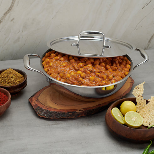Vinod 114 Pieces Deluxe Griha Pravesh Set with Complimentary Pawali and Kadai Ideal for Weddings and Housewarming Gifting