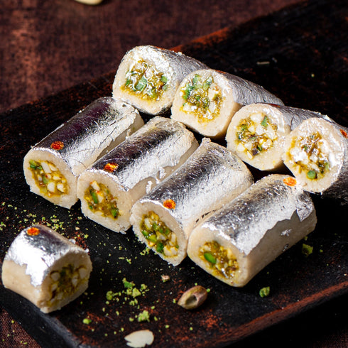 Sweet Magic Foods Pista Kaju Roll