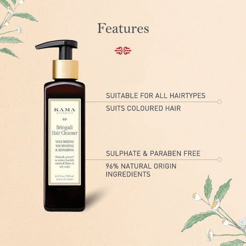 Kama Ayurveda Bringadi Hair Cleanser | Nourishing Shampoo