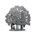 Pure Silver Antique kamdhenu cow Idol With Mala Tree 47.04G By Mahita Collections