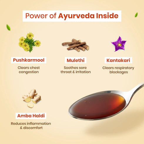 Babyorgano Kanthprash Ayurvedic Cough Syrup for Kids