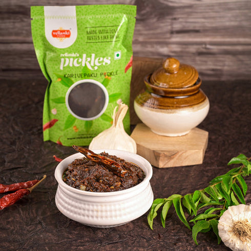 Vellanki Foods Curry Leaves Pickle | Karee Patte Ka Achaar