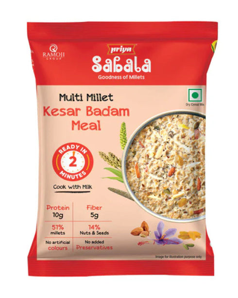 Sabala Millets Multi Millet Kesar Badam Meal