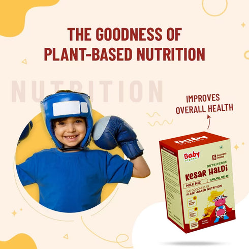 Babyorgano Nutriverse Kesar Haldi Milk Mix