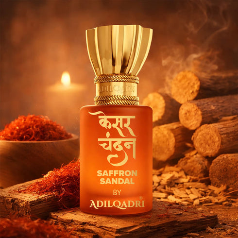 Adilqadri Kesar chandan (Saffron Sandal) Attar Perfume
