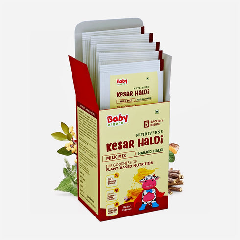 Babyorgano Nutriverse Kesar Haldi Milk Mix