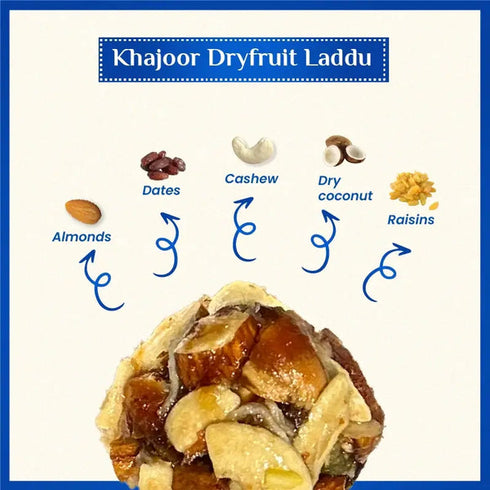 Kamdhenu Mishti Khajoor Dryfruit Laddu