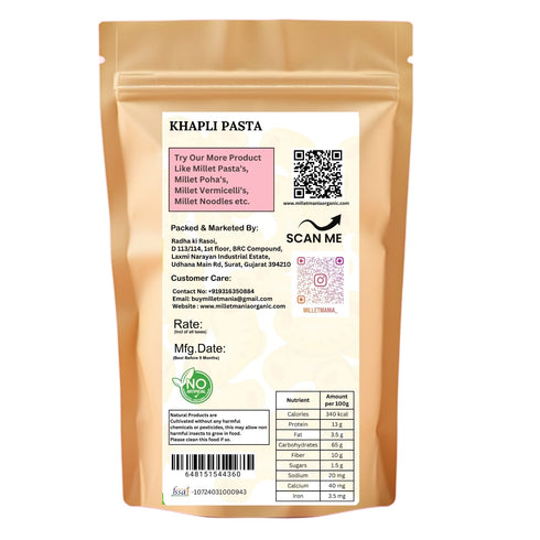 Millet Mania Khapli Wheat Macaroni Pasta