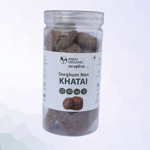 Ansh Organic Sorghum Nan Khatai | Jowar Cookies