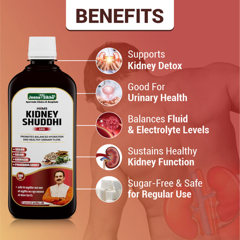 Jeena Sikho Kidney Shuddhi Ark Ayurvedic Kidney and Detox Support