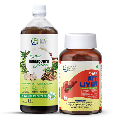 Fytika Healthcare Products Fytika Kolest Care Juice with Fit Liver Tablets