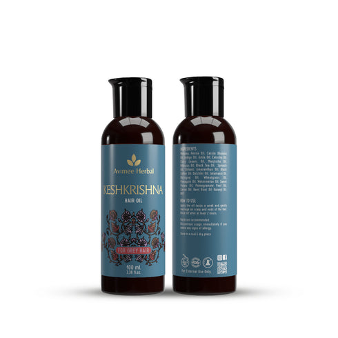 Avimee Herbal Keshkrishna Hair Oil For Grey Hair