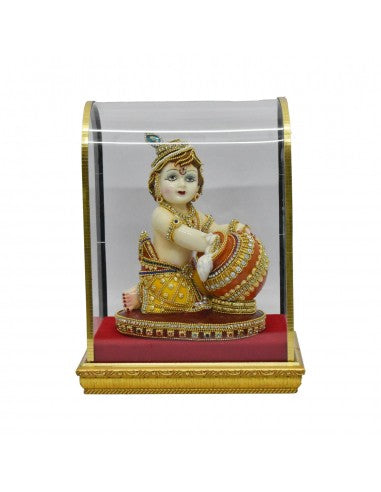 Rainbow Art Gallery Krishna With Butter Pot Big Fiber Glass