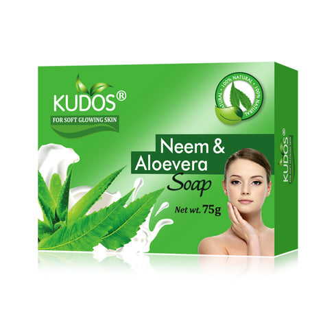 Kudos Neem & Aloe Vera Soap