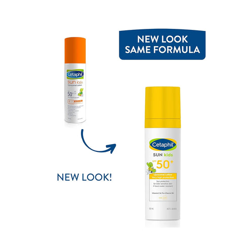Cetaphil Baby Shampoo and Sun Kids Liposomal Lotion SPF 50+ Combo