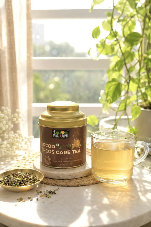Chatori Rajani PCOD PCOS CARE TEA – Women's Hormonal Wellness Blend