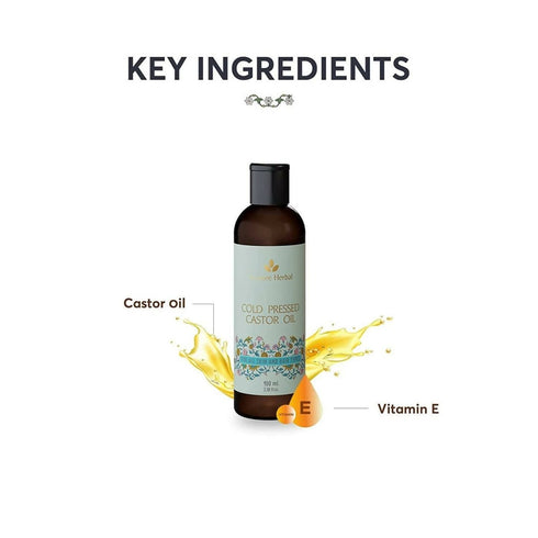 Avimee Herbal Cold Pressed Castor Oil For Hair Growth