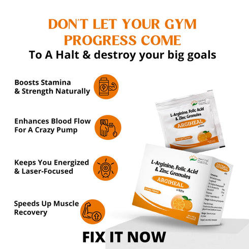 Healing Pharma Argiheal L-arginine Powder Sachets