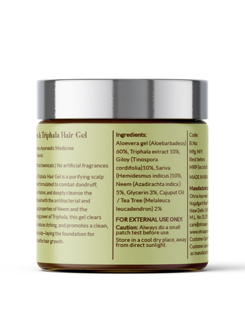 Ohria Ayurveda Neem And Triphala Anti Dandruff Hair Gel