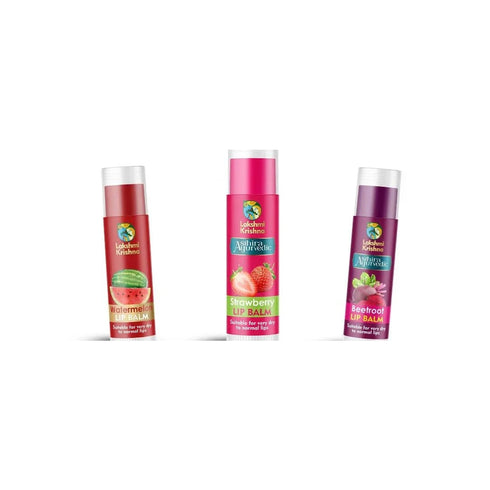 Lakshmi Krishna Naturals Natural Lip Balm Combo
