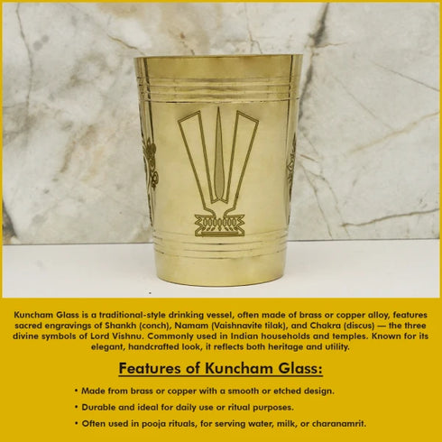 Vedicvaani Lakshmi Kunchan Seva Glass With Kuber Potli