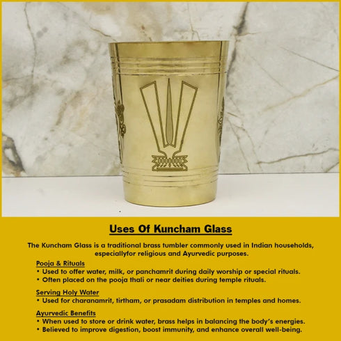 Vedicvaani Lakshmi Kunchan Seva Glass With Kuber Potli