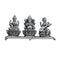 Pure Silver Antique Lakshmi Ganesh Saraswathi 246.98G By Mahita Collections