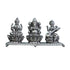 Pure Silver Antique Lakshmi Ganesh Saraswathi 246.98G By Mahita Collections