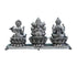Pure Silver Antique Lakshmi Ganesh Saraswathi 246.98G By Mahita Collections
